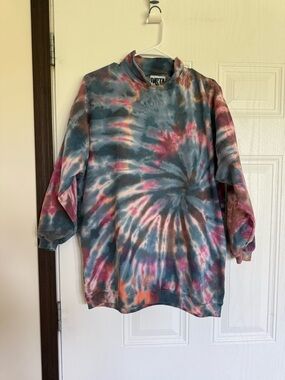 2 for $30 sale: PASTA- very tasty clothing pink purple blue tie-dye sweatshirt